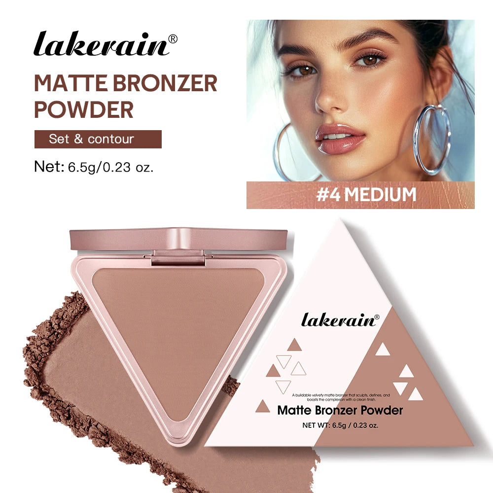 Matte Bronzer Powder for Face Contouring - 44