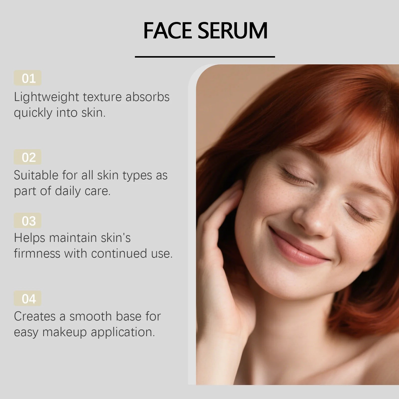 Niacinamide Hydrating Face Serum for Brightening and Skin Repair - 10