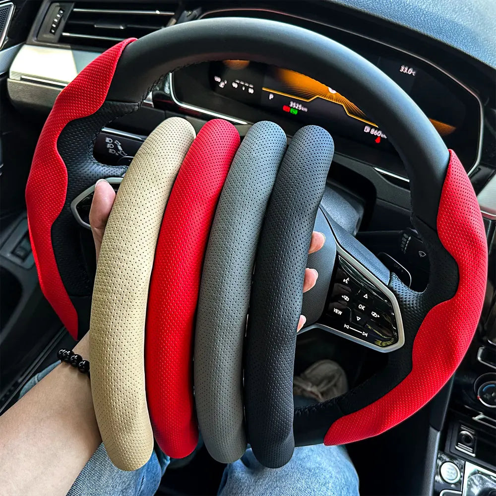 Anti-Slip Car Steering Wheel Cover Set