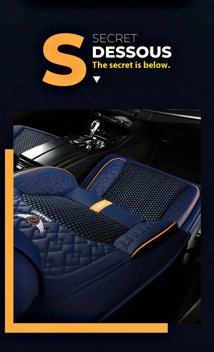 Universal Breathable Flax Car Seat Cover for All Seasons - 11