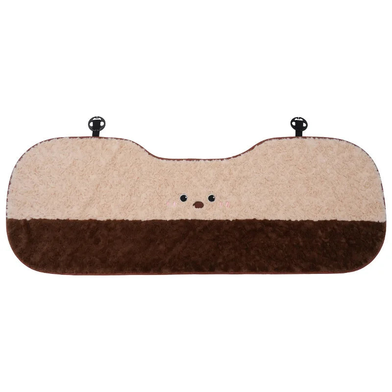 Cute Cartoon Animal Plush Car Seat Cushion and Pillow Set - 19