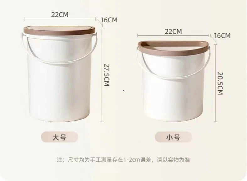 Wall-Mountable Trash Bin for RV, Camping, and Kitchen