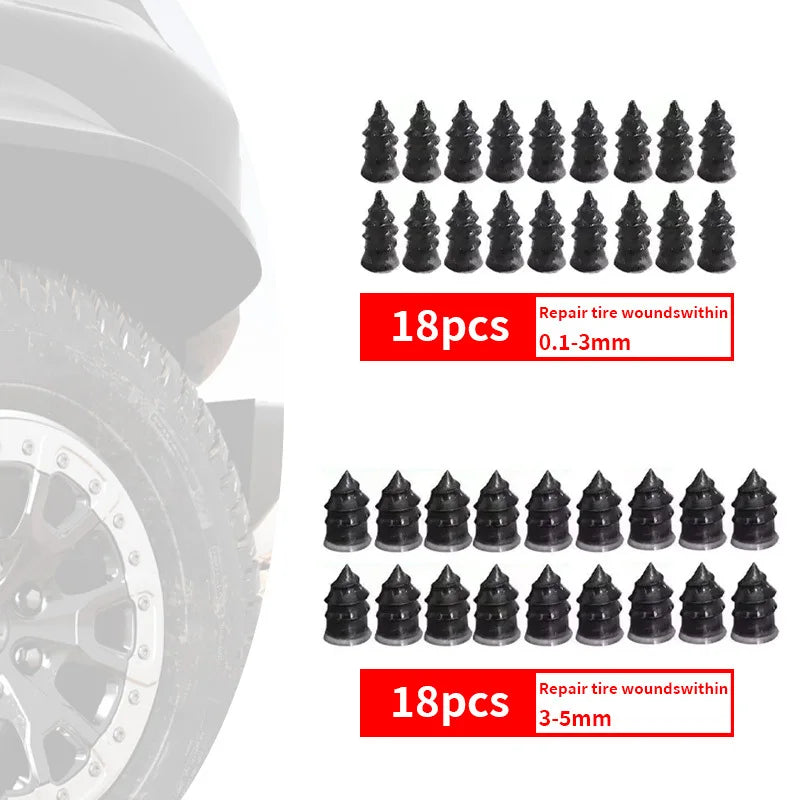 Rubber Tire Puncture Repair Nails for Quick Fix - 15