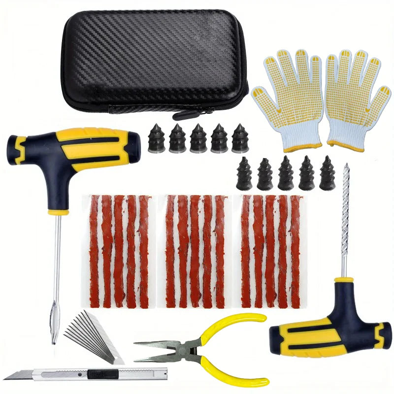 Emergency Car Tire Puncture Repair Kit