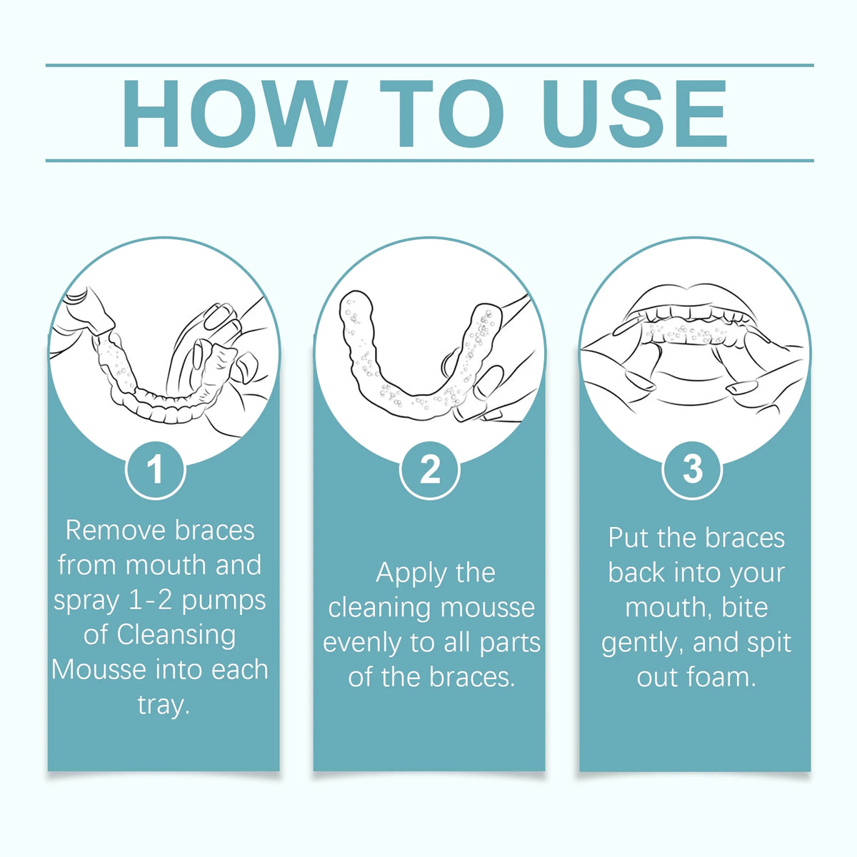 Foaming Aligner and Retainer Cleaner