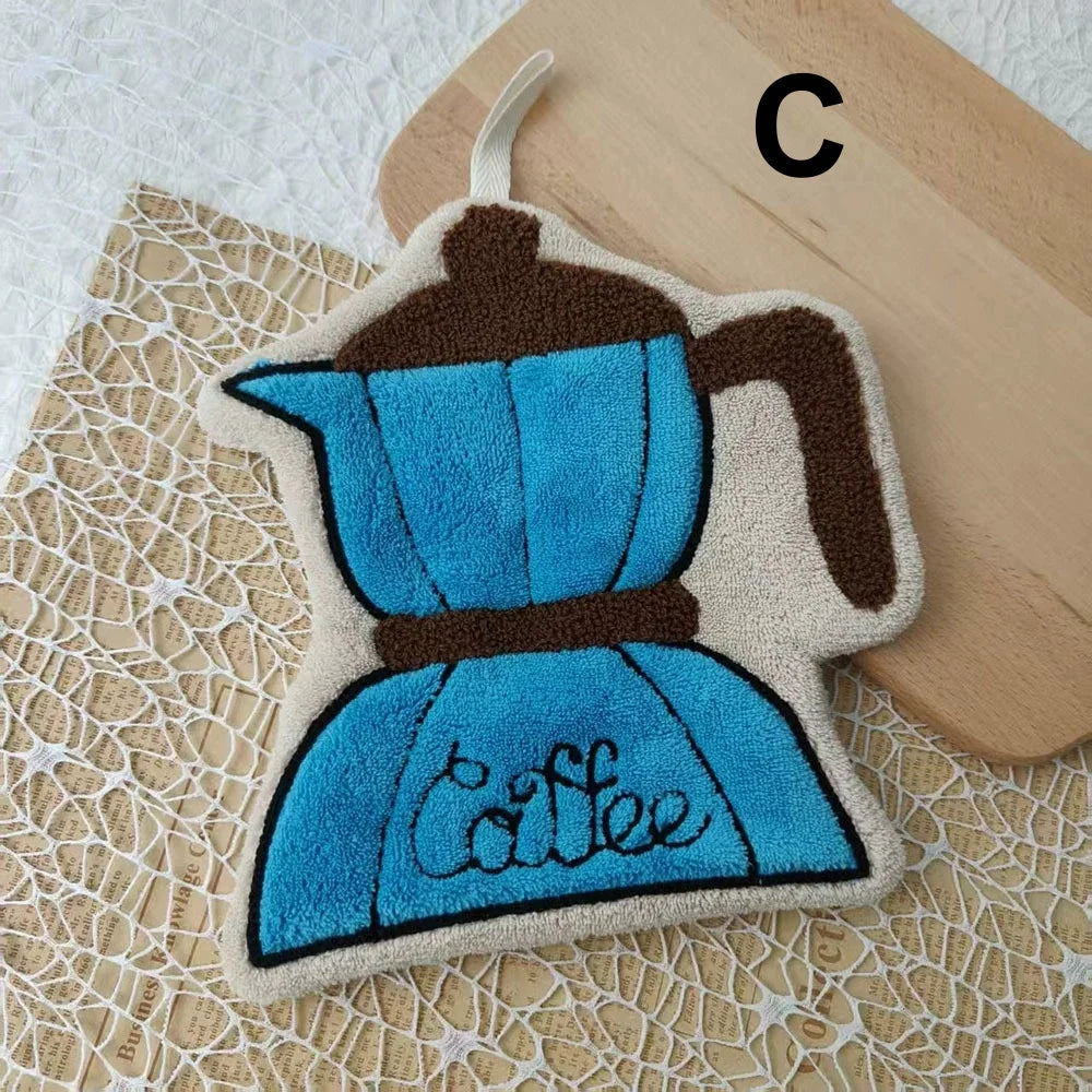 Quick-Drying Hanging Decorative Hand Towel for Kitchen and Bathroom
