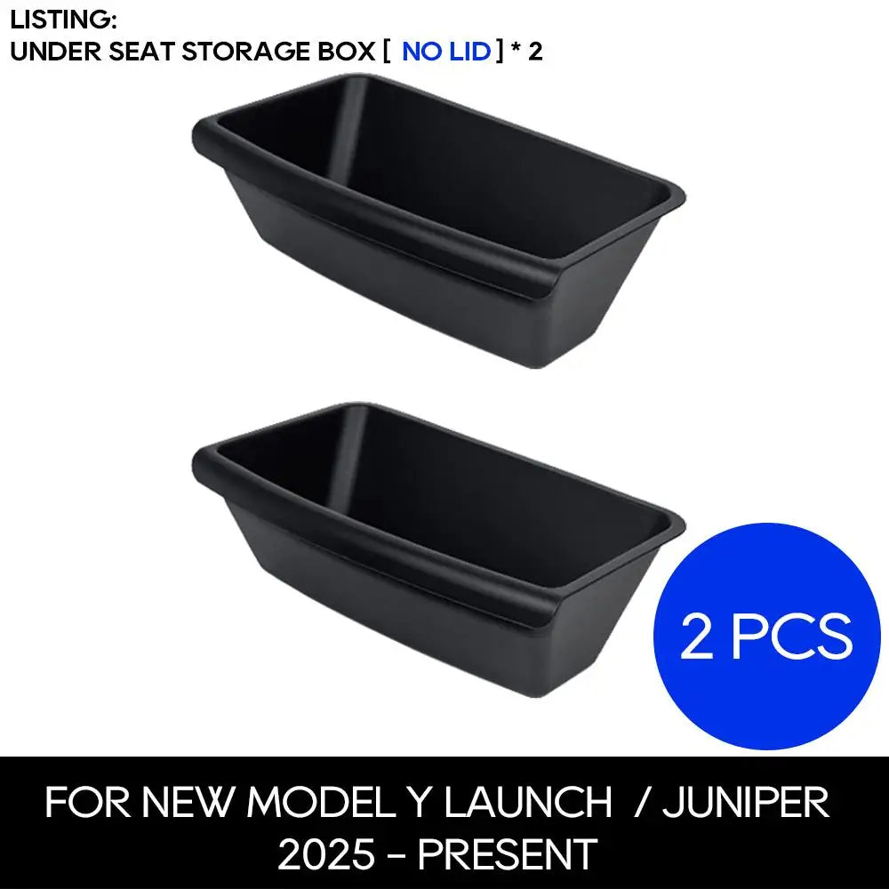 Under Seat Storage Organizer Drawer for 2025 Model Y - 23