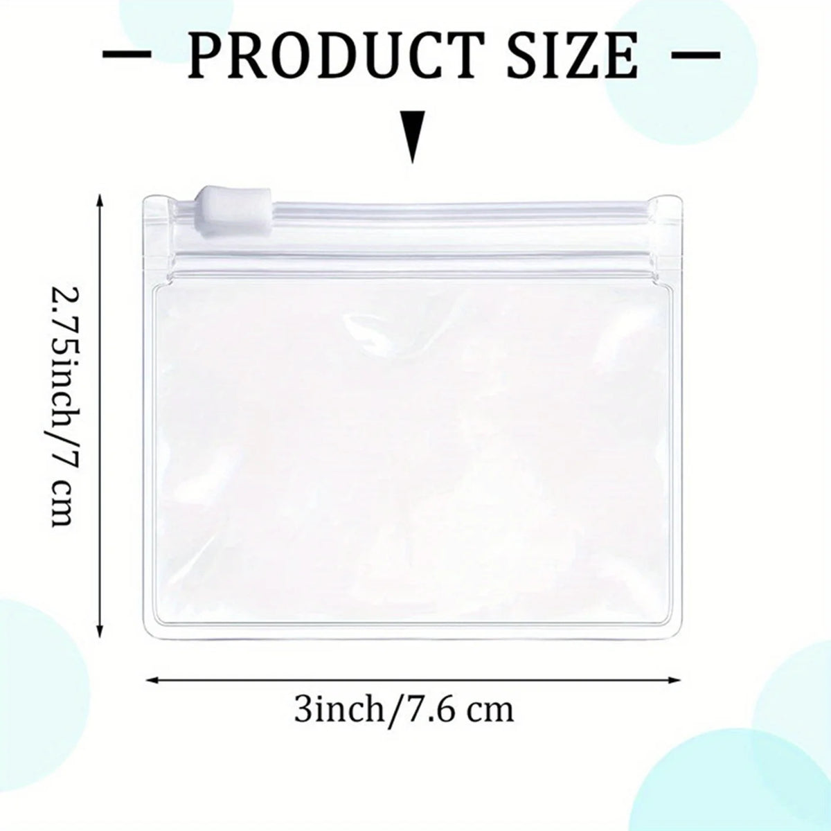 Reusable Zippered Travel Organizer for Medicine and Jewelry