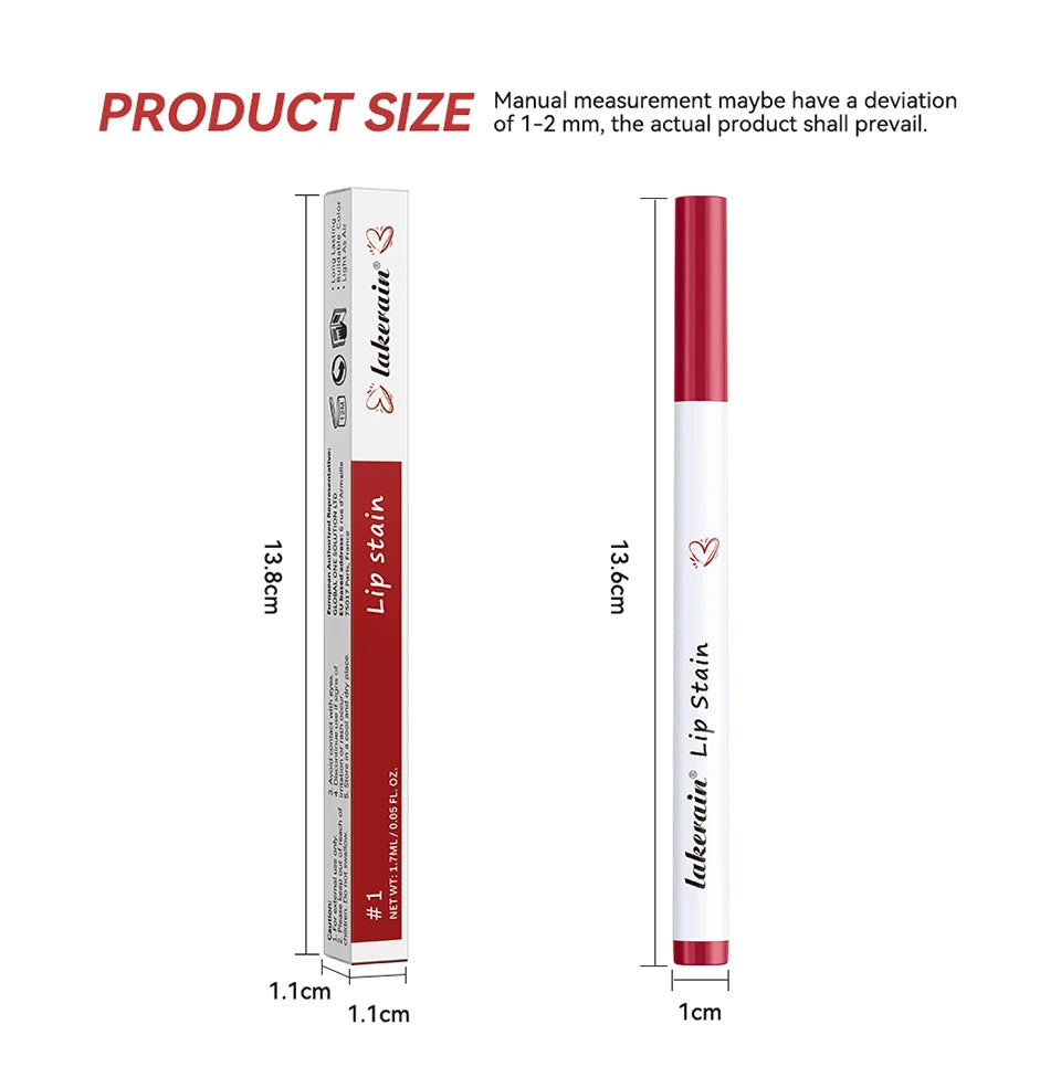Dual-Ended Matte Lip Contour Stain and Liner Pencil