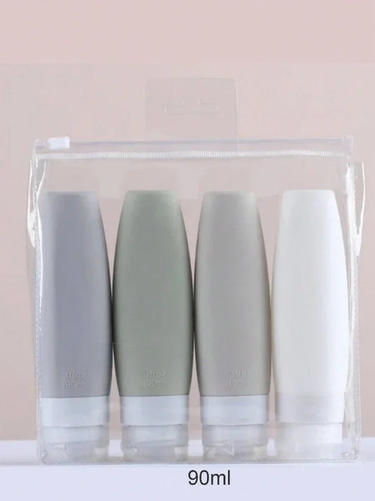 Leakproof Silicone Travel Bottles for Toiletries