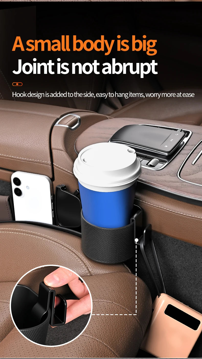 Universal Car Seat Gap Organizer and Cup Holder