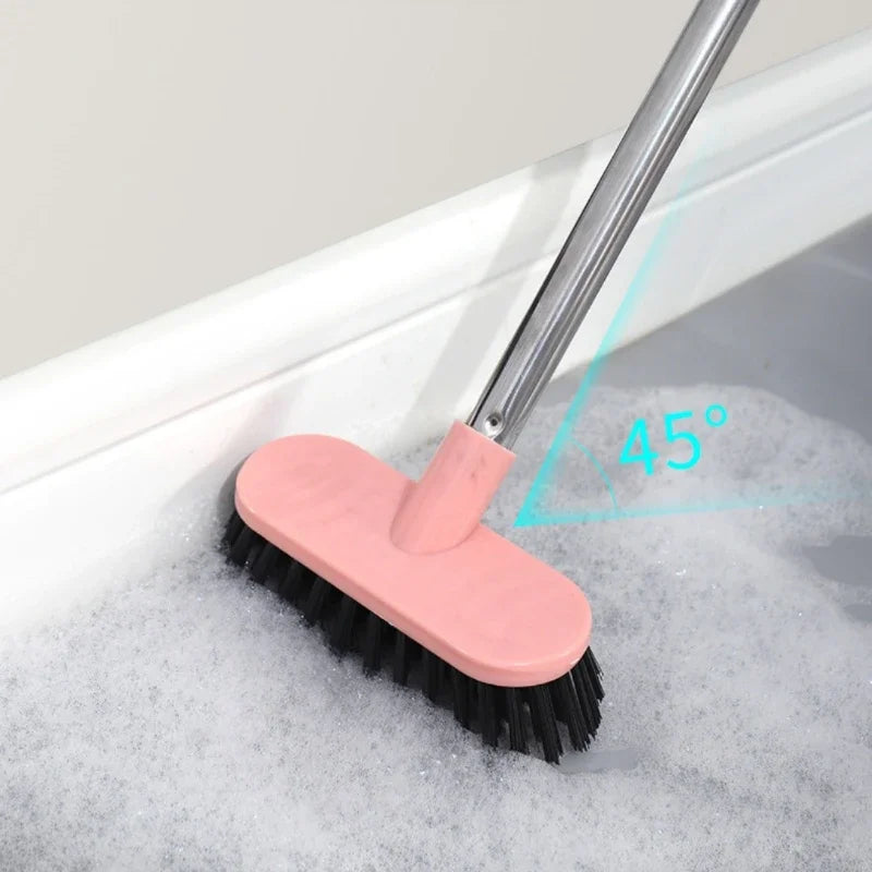 Heavy Duty Long Handle Floor Scrub Brush for Deep Cleaning