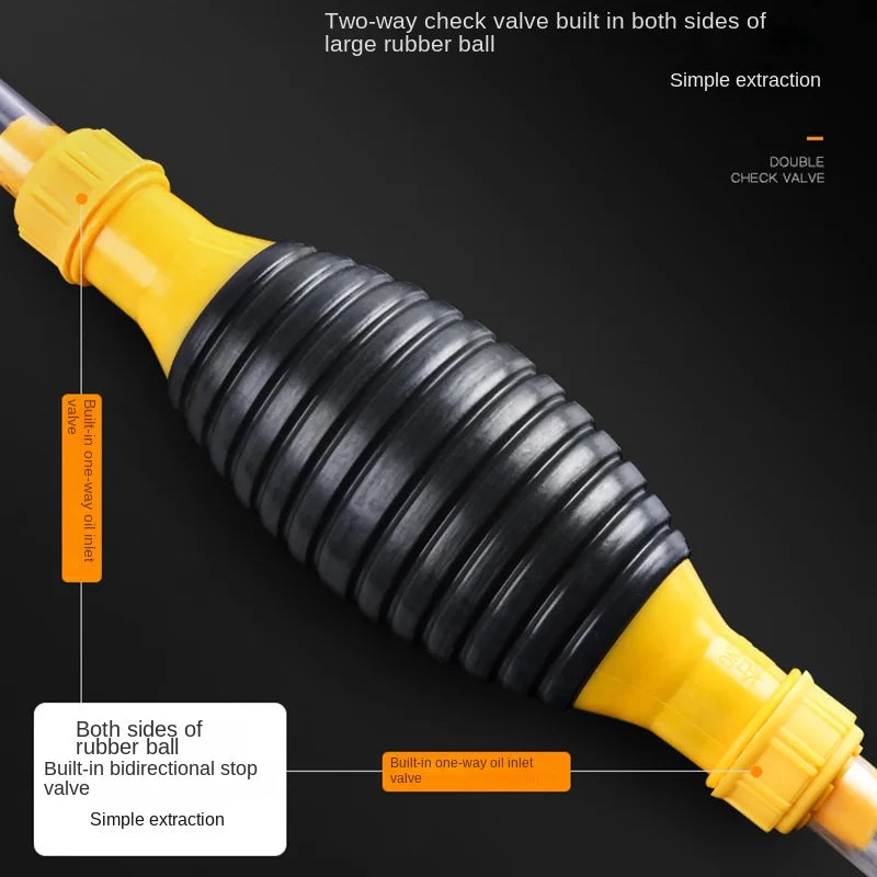 Manual Siphon Fuel Transfer Pump for Cars and Liquid Transfer
