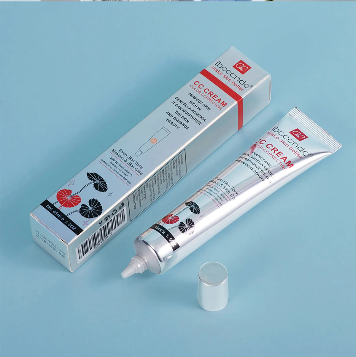 Color Correcting CC Cream and Sunscreen Blush Stick Set