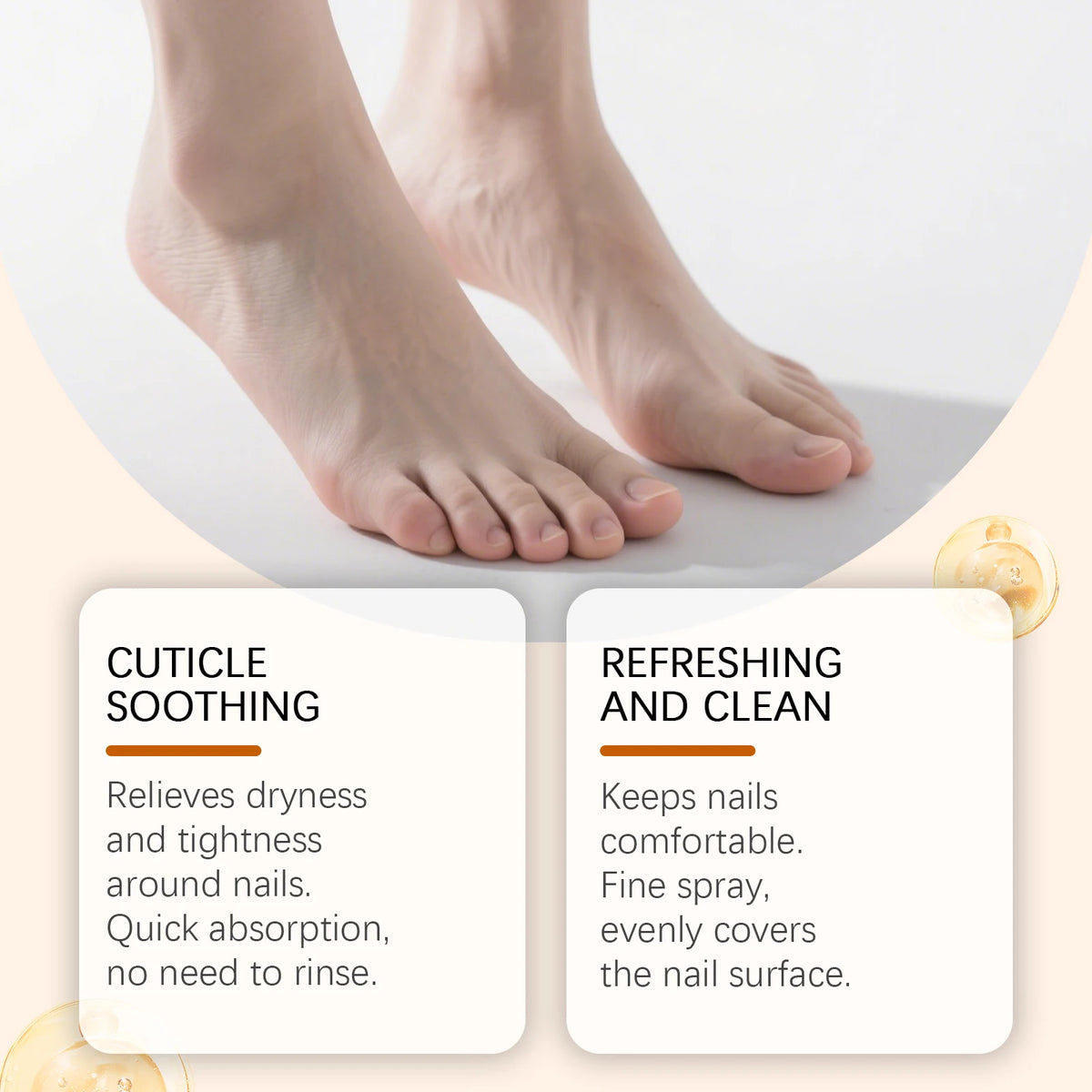 Bee Venom Nourishing Nail Spray for Brittle and Discolored Nails
