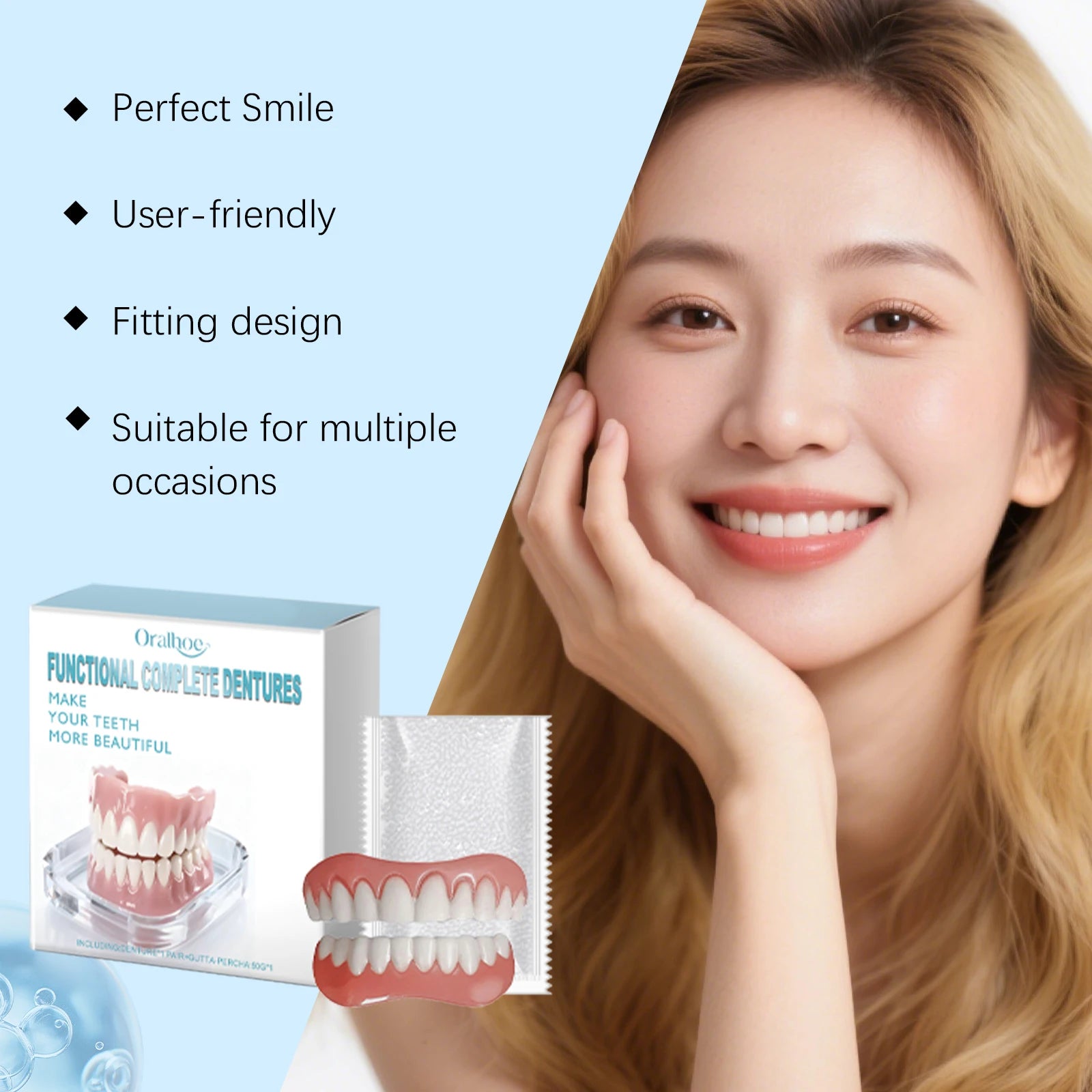 Cosmetic Denture Set for Instant Smile Enhancement - 11