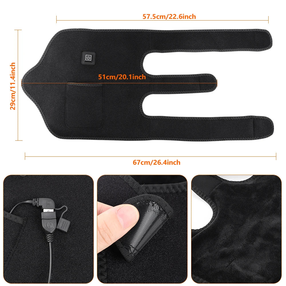Heated Red Light Therapy Knee Brace for Joint and Muscle Relief