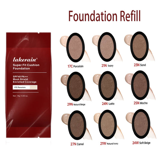 Long-Lasting Waterproof Cushion Foundation Refill
