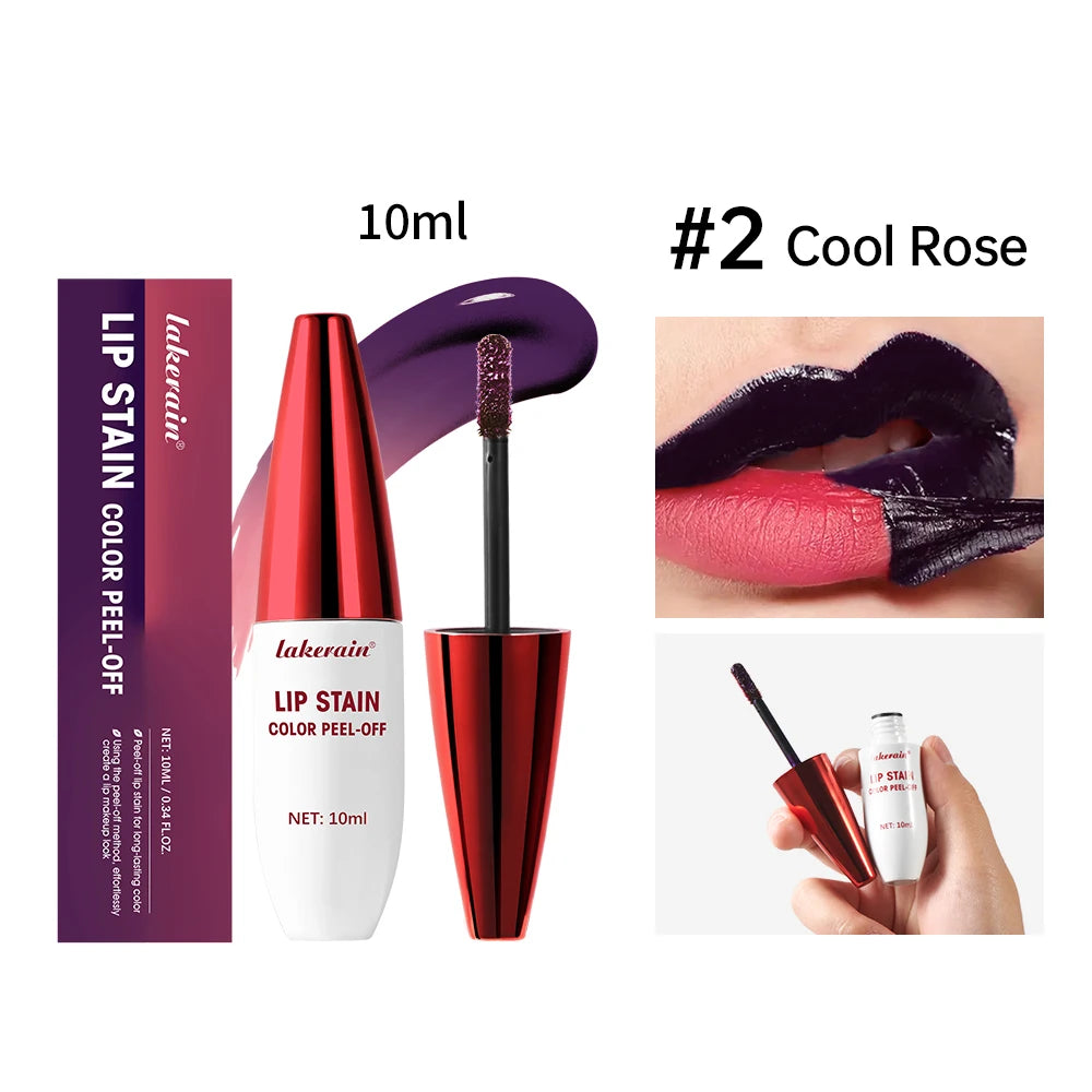 Waterproof Peel-Off Lip Stain Matte Tint
