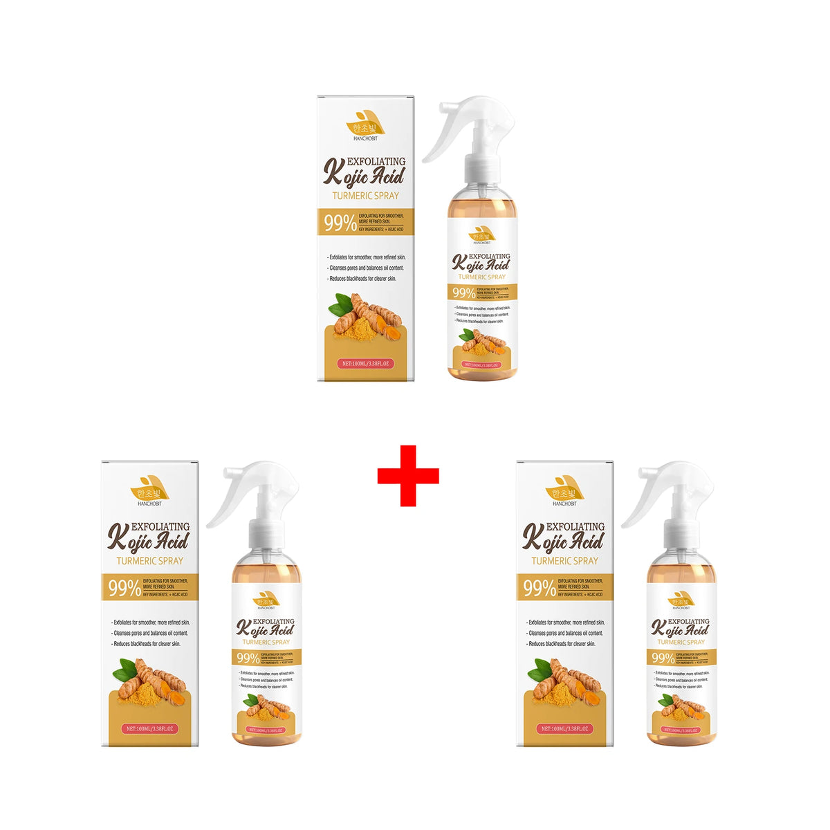 Kojic Acid Turmeric Exfoliating Facial Spray