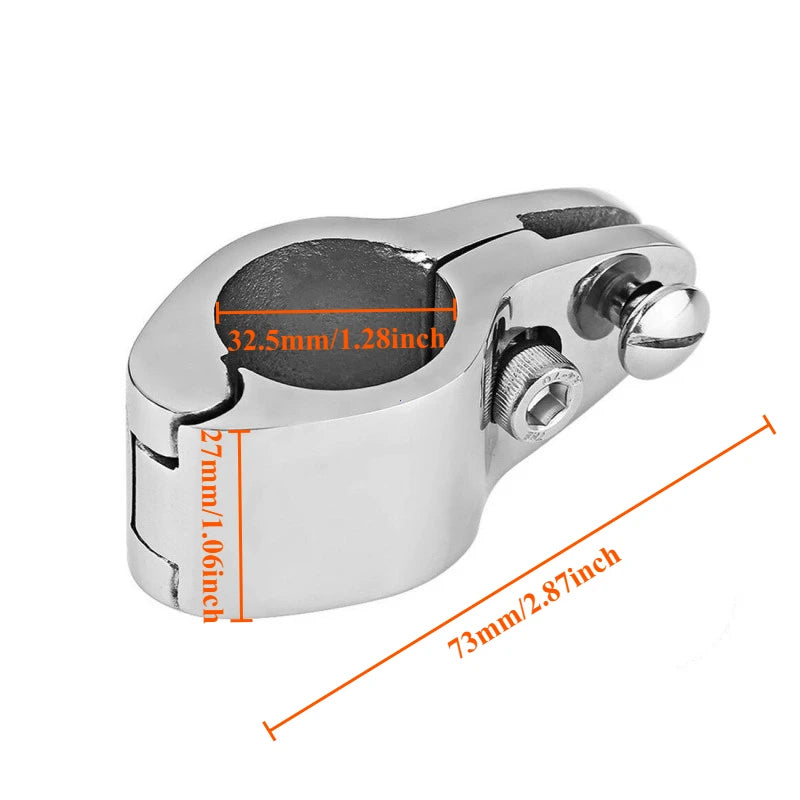 Stainless Steel Marine Jaw Slide for Boat Bimini Top Hinges