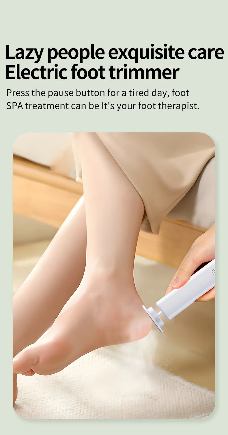 Electric Cordless Foot Callus Remover with 6 Adjustable Speeds - 9