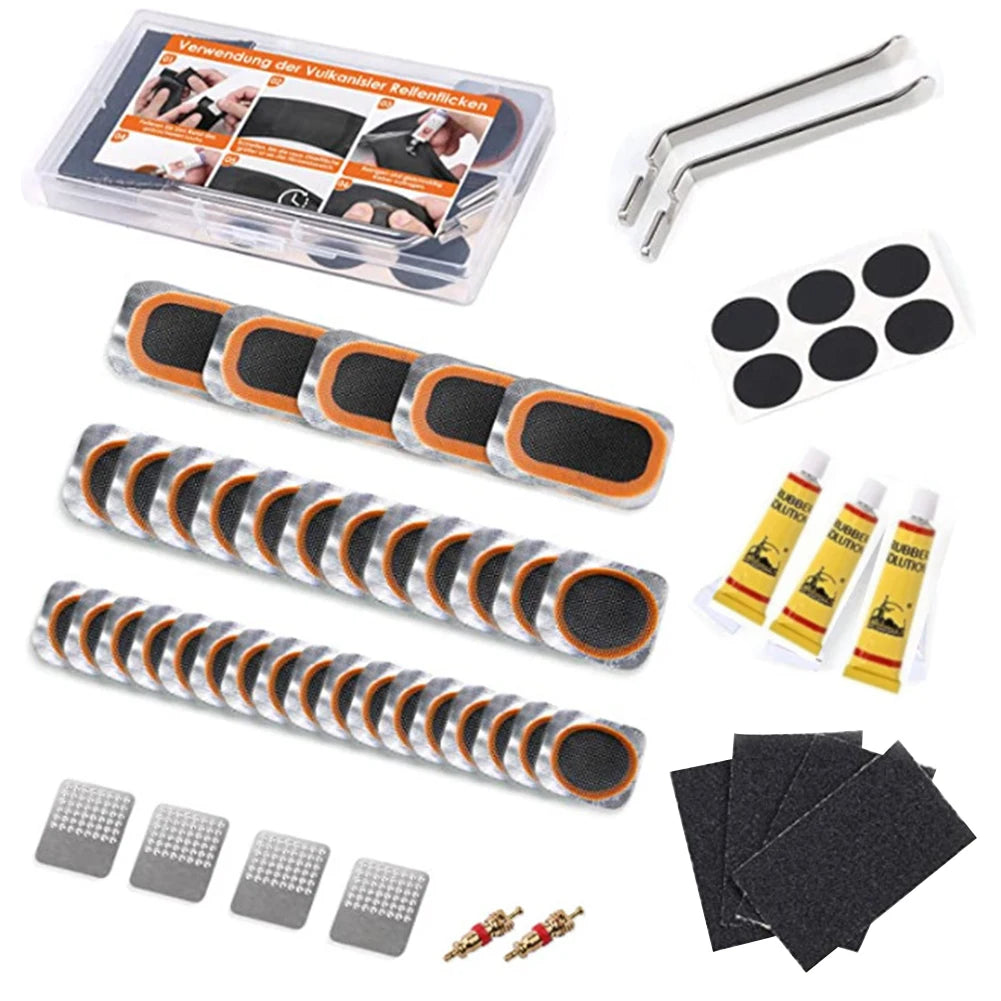 Portable Bicycle Tire Puncture Repair Kit