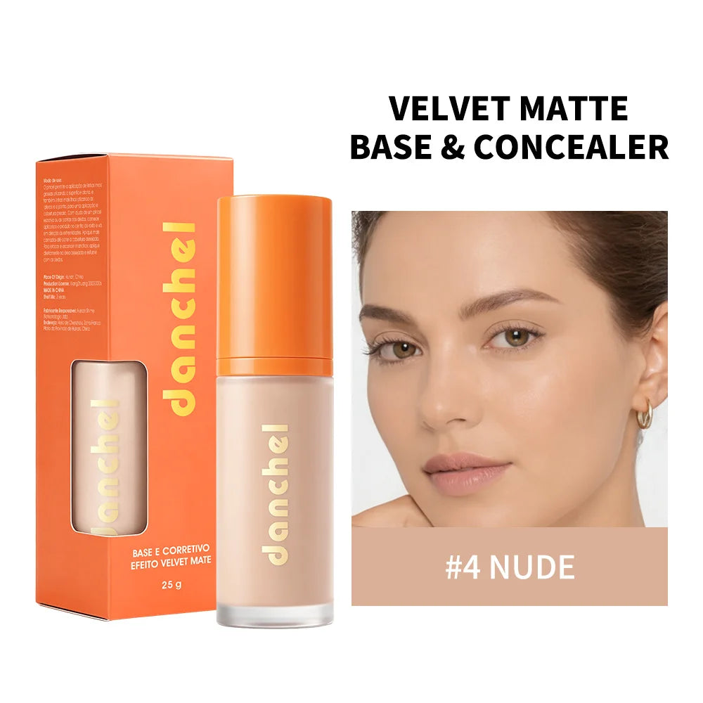 2-in-1 Velvet Matte Liquid Foundation and Concealer - 26