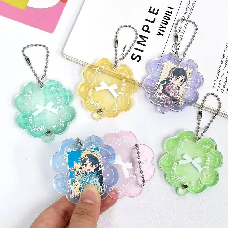 Acrylic Photo Frame Keychain for 1-Inch Mini Photos