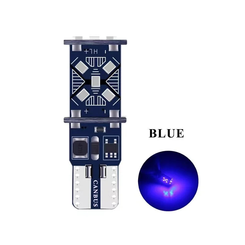 Bright T10 W5W LED Interior and Parking Light Bulbs - 13