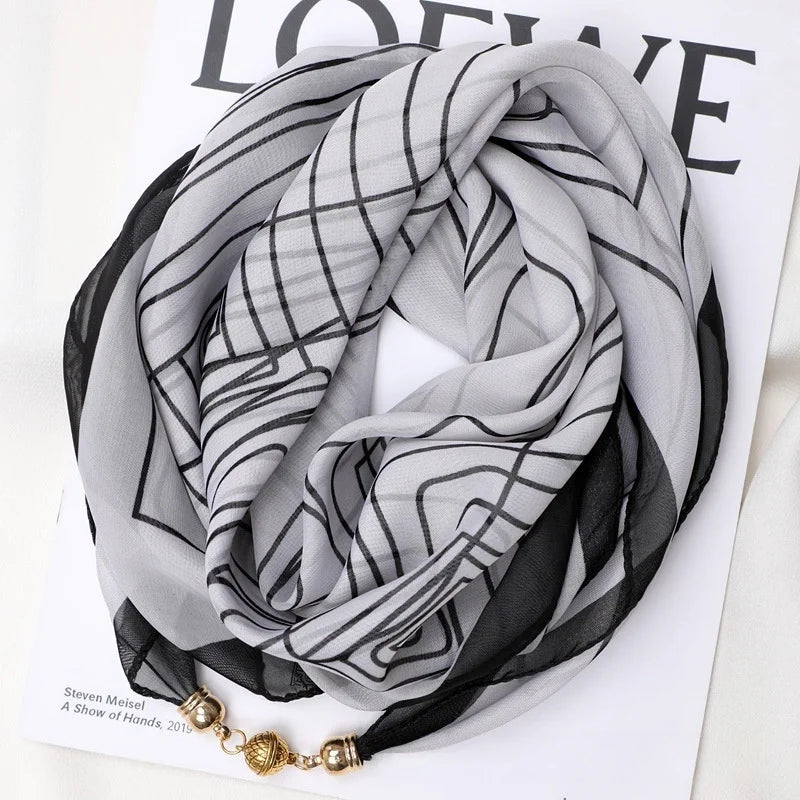 Magnetic Knot-Free Fashion Neck Scarf - 2