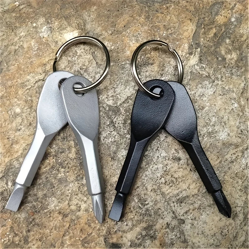 Portable Keychain Screwdriver Repair Tool Set - 6