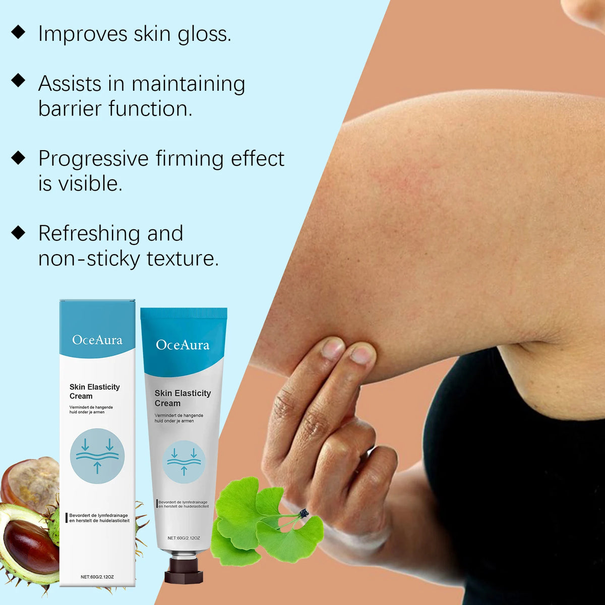 Body Firming and Skin Tightening Cream for Arms and Thighs