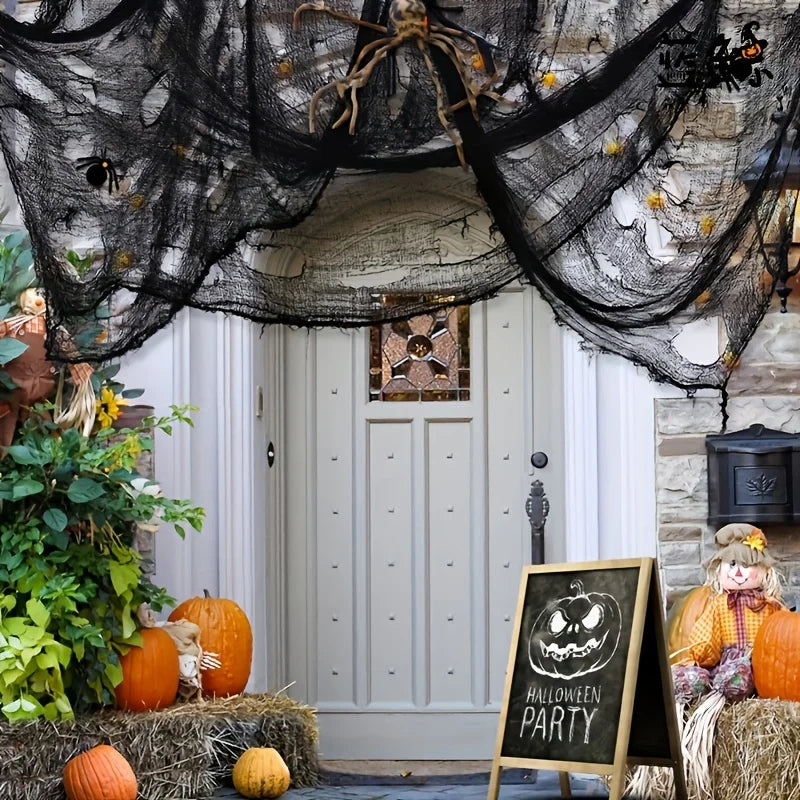Creepy Halloween Spooky Gauze Decoration for Indoor and Outdoor Use