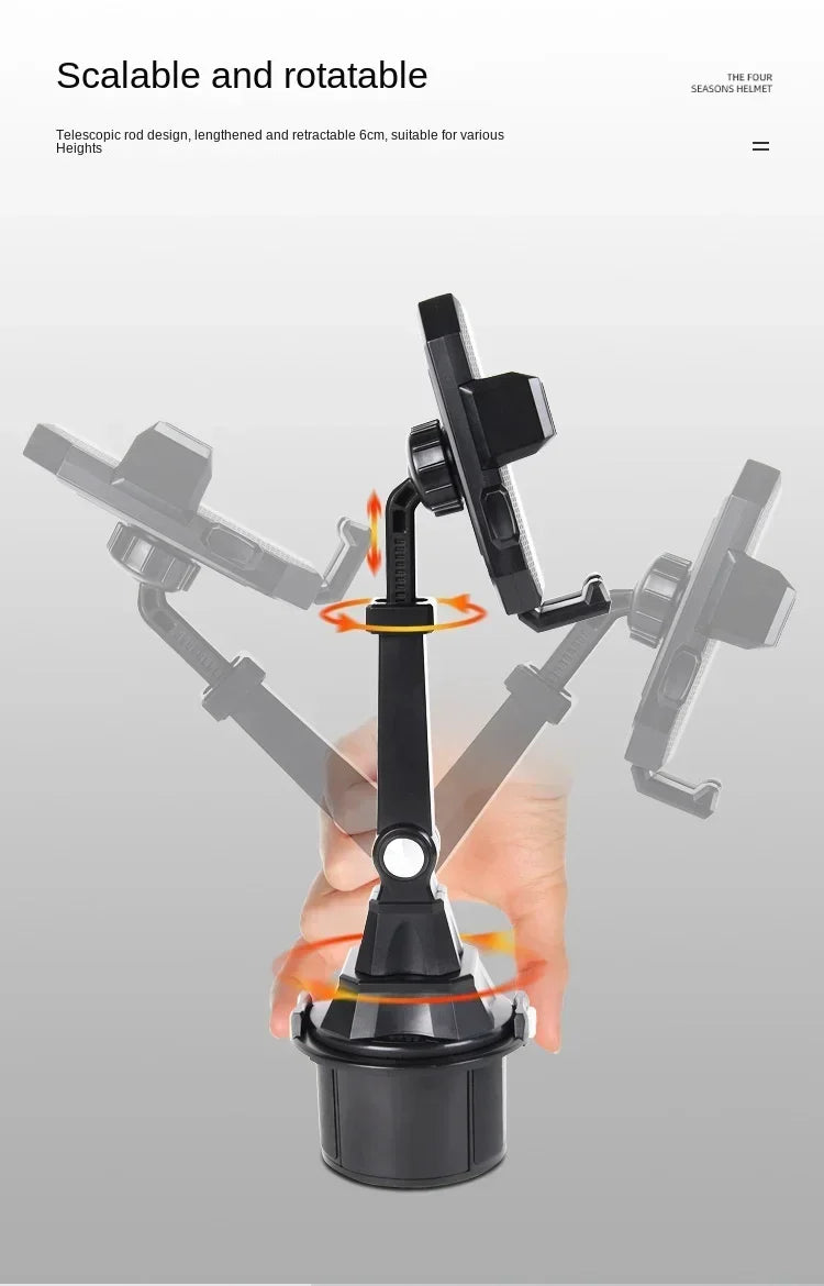 Adjustable Cup Holder Car Phone Mount