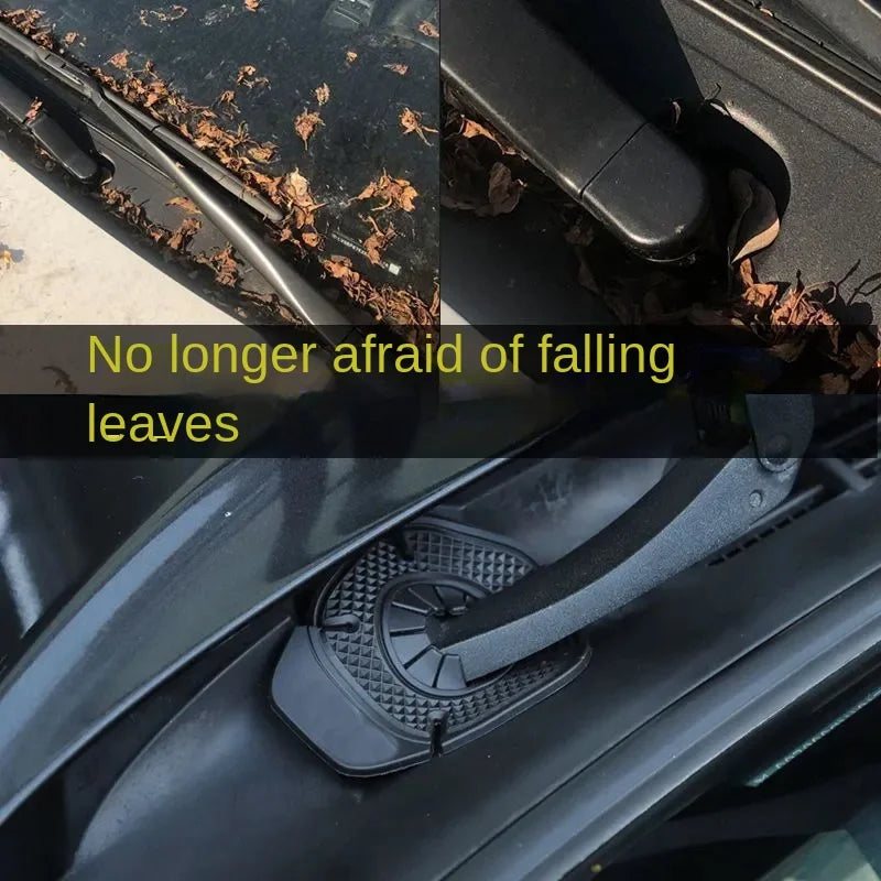 Car Wiper Hole Protection Cover Dustproof Silicone Leaf Guard Pad