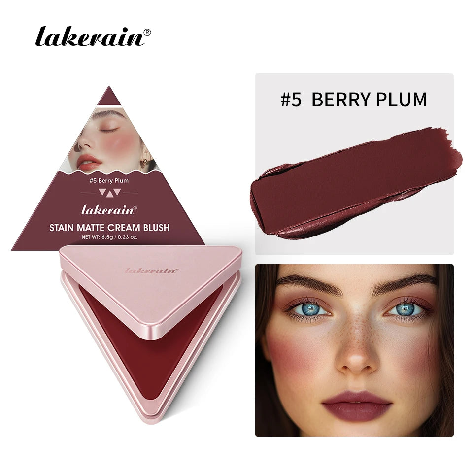 2-in-1 Cream and Powder Blush Palette for Radiant Cheek Makeup - 25