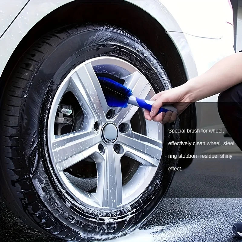 Car Tyre and Interior Detailing Cleaning Brush Set - 5