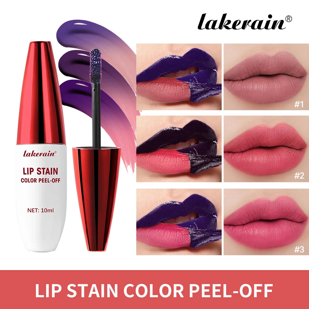 Waterproof Peel-Off Matte Lip Stain Tint - 2