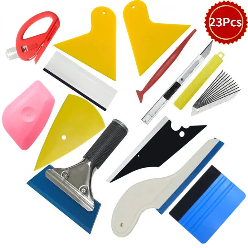 Professional Car Vinyl Wrap Tint Installation Tool Kit