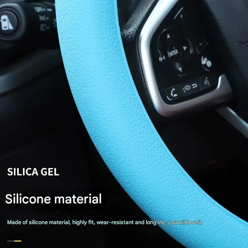 Universal Non-Slip Silicone Steering Wheel Cover