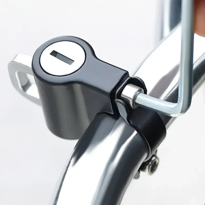 Universal Anti-Theft Handlebar Helmet Lock for Motorcycle and Bike