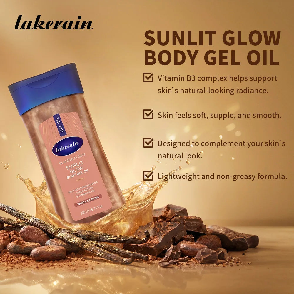 Radiant Hydrating Body Gel Oil for Glowing Skin