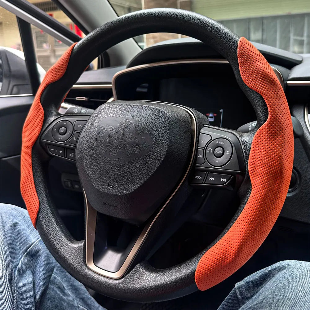 Plush Winter Car Steering Wheel and Gear Shift Cover Set