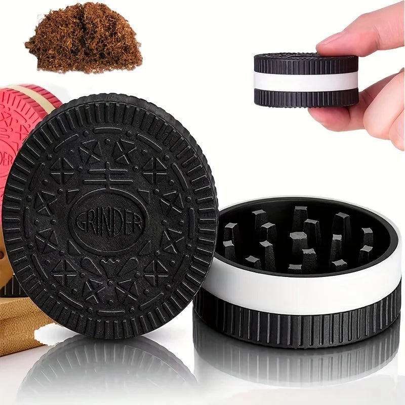 Cookie Shaped Manual Herb and Spice Grinder