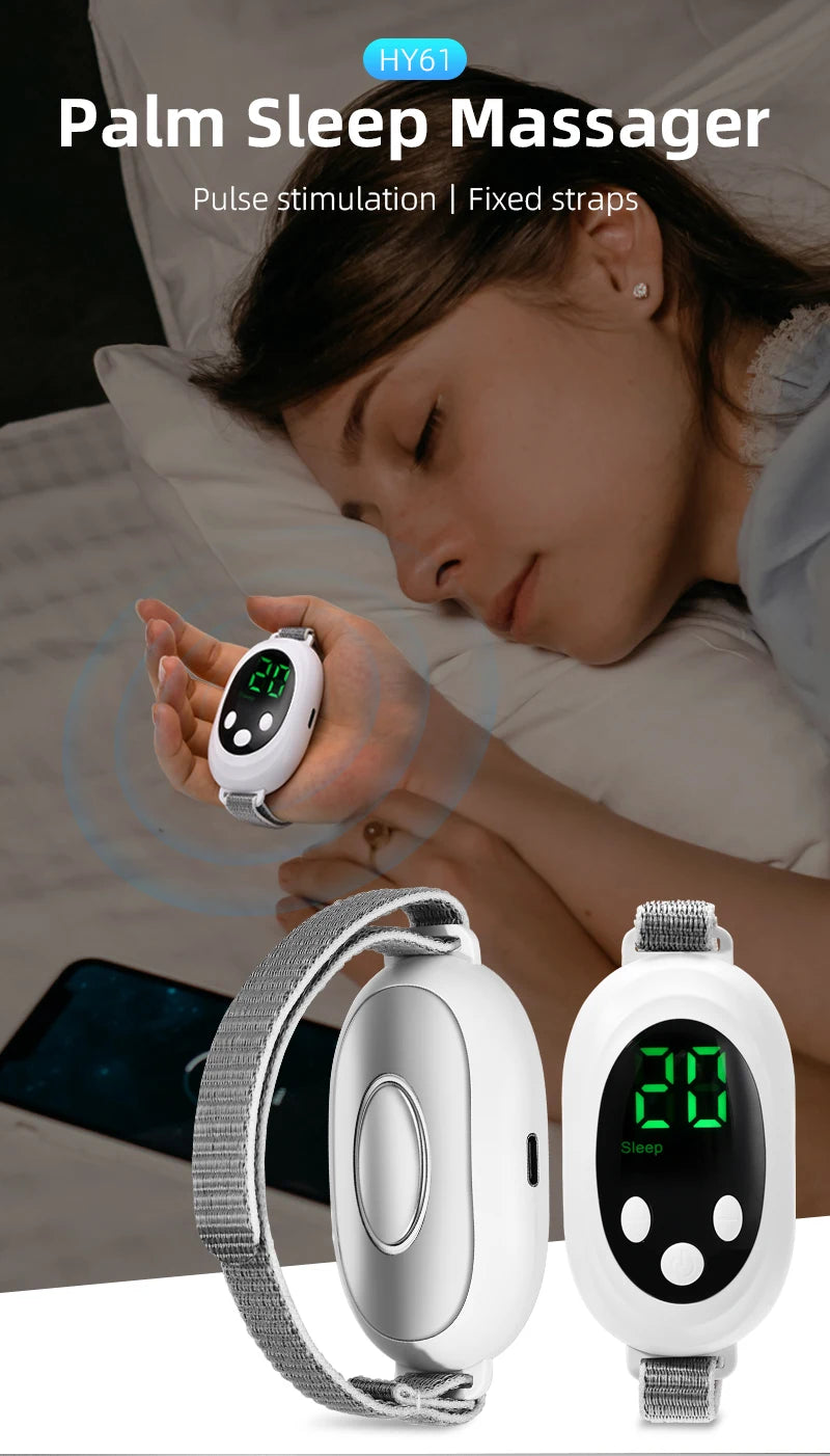 Microcurrent Handheld Sleep Aid and Stress Relief Device