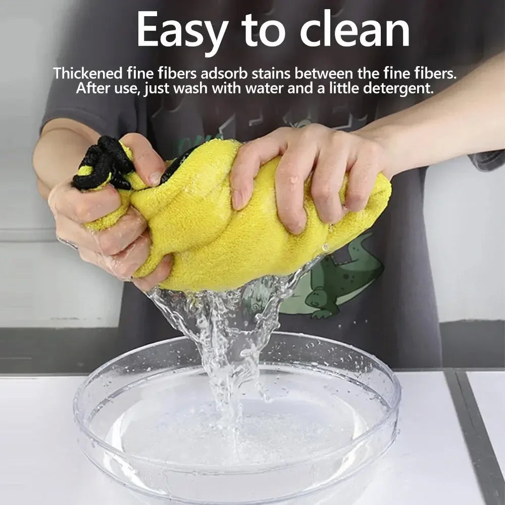 Thickened Microfiber Cleaning Towel Ultra Absorbent Car Drying Cloth - 6