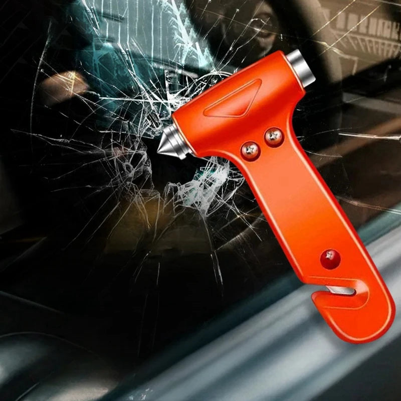2-in-1 Car Emergency Safety Hammer and Seat Belt Cutter
