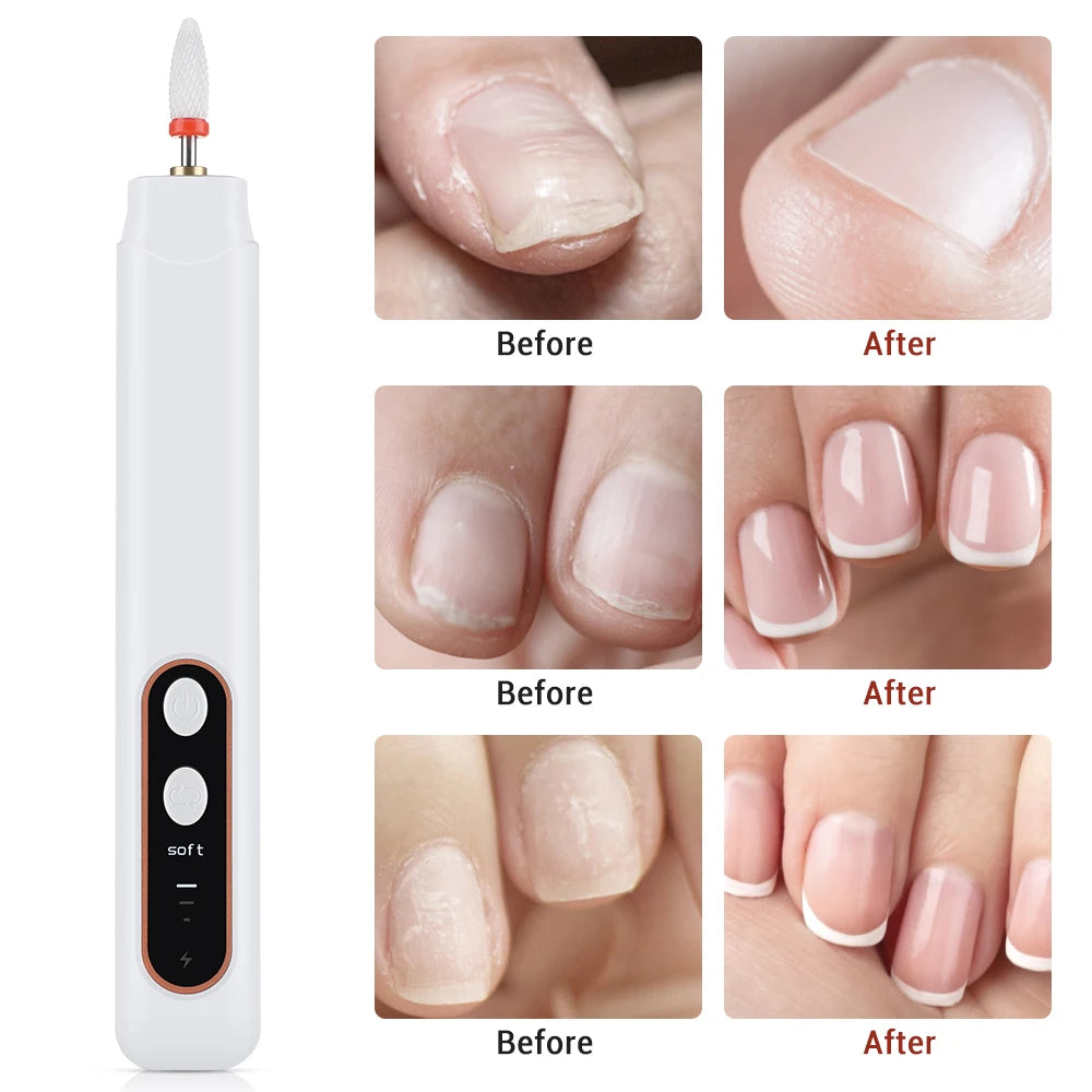 Cordless Electric Nail File and Pedicure Manicure Drill Kit