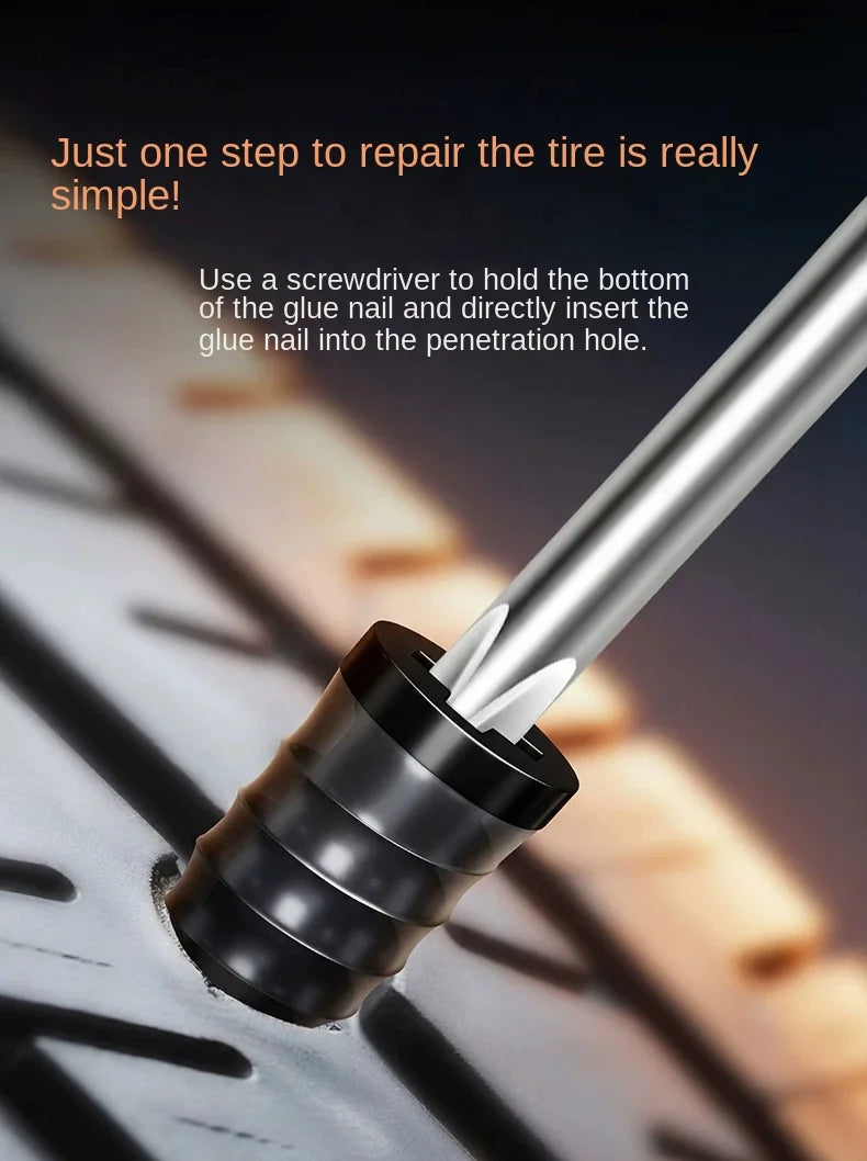 Universal Tire Repair Rubber Nails Puncture Patch Kit for Vehicles